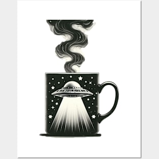 Alien mug Posters and Art